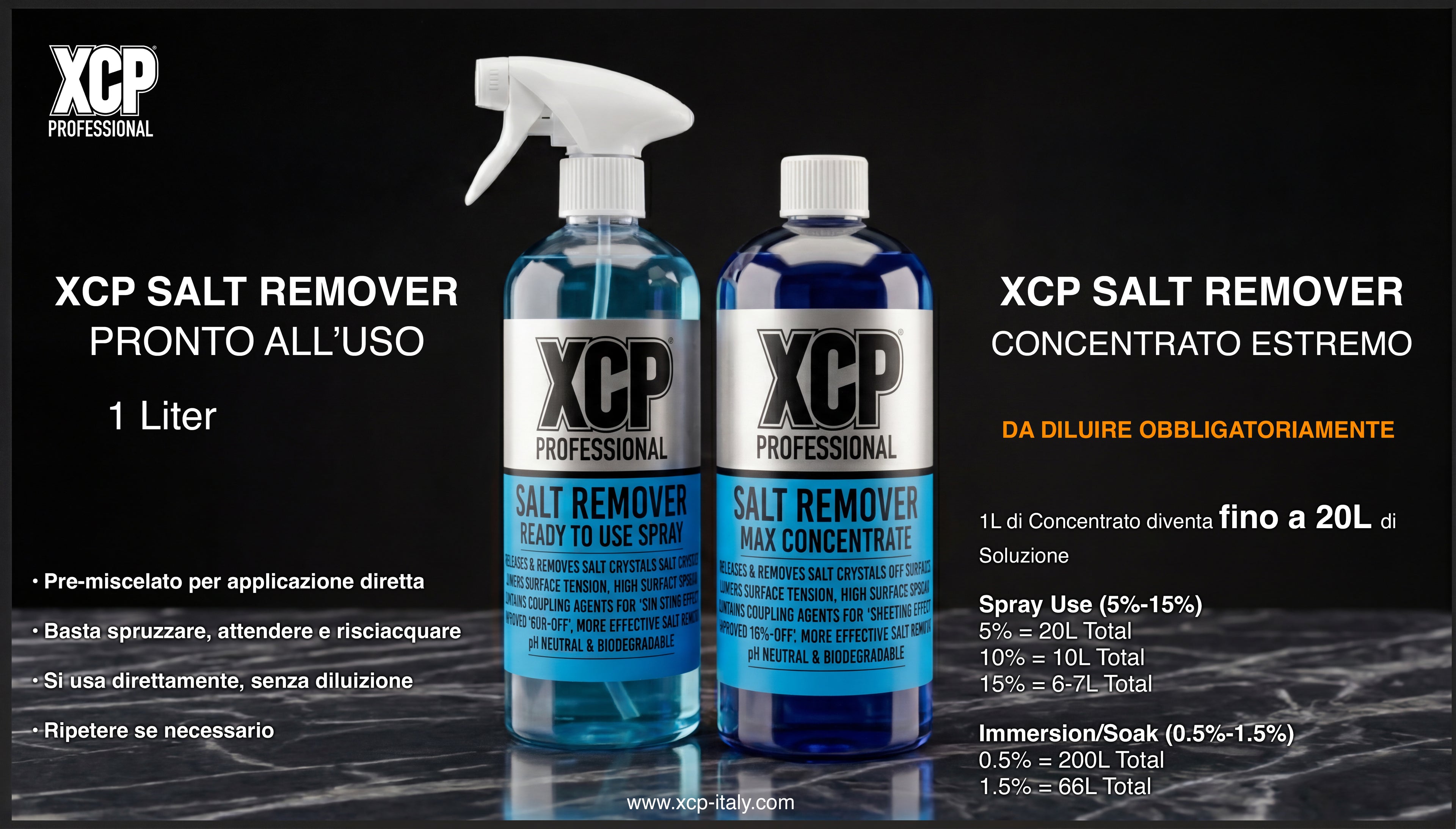 SALT REMOVER Pronto all’Uso - 1 Litro